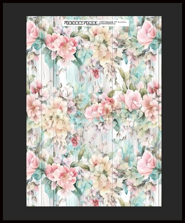 floral background,A4 Print Min buy 5